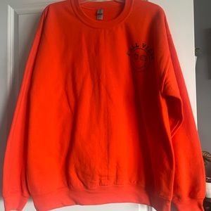 Fall Vibes orange sweatshirt